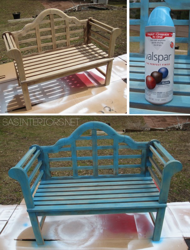 Lutchens Bench before and after by @Jenna_Burger of WWW.JENNABURGER.COM