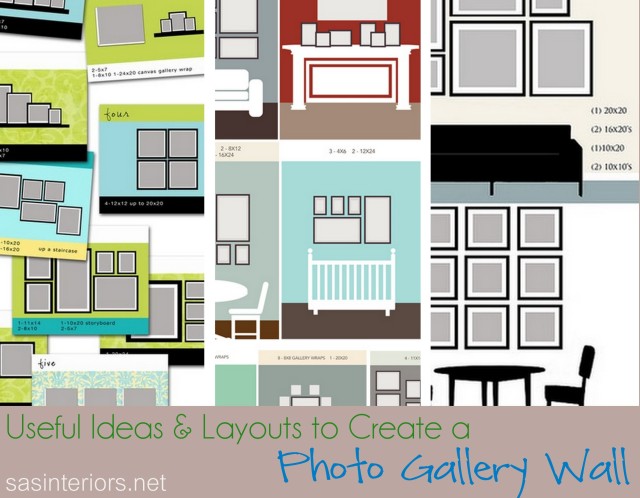 Useful Ideas and Layouts to Create a Photo Gallery Wall