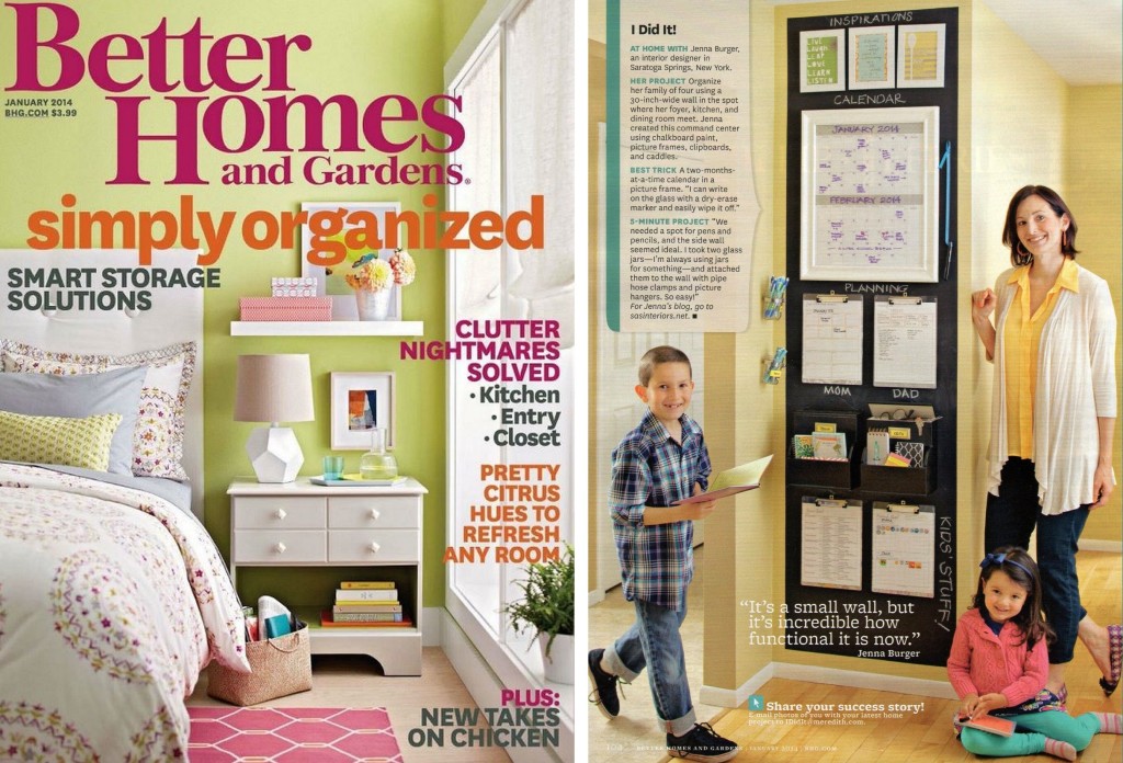I Did It feature in January 2014 issue of Better Homes and Gardens - @Jenna_Burger of SAS Interiors, WWW.JENNABURGER.COM