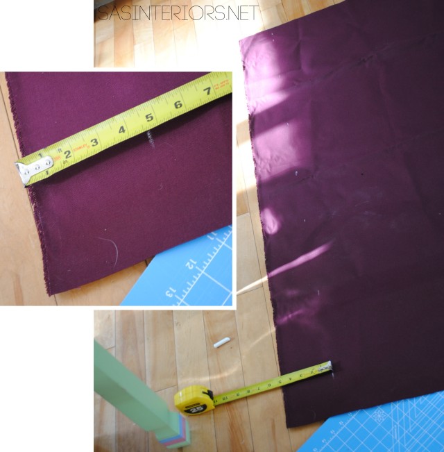 Add a leading edge to customize any store bought window curtain panel - Tutorial by @Jenna_Burger, WWW.JENNABURGER.COM