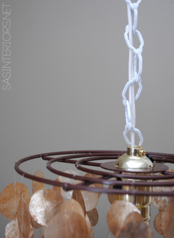 Let there be light: How-To turn a pendant into a light fixture; Tutorial by @Jenna_Burger, WWW.JENNABURGER.COM