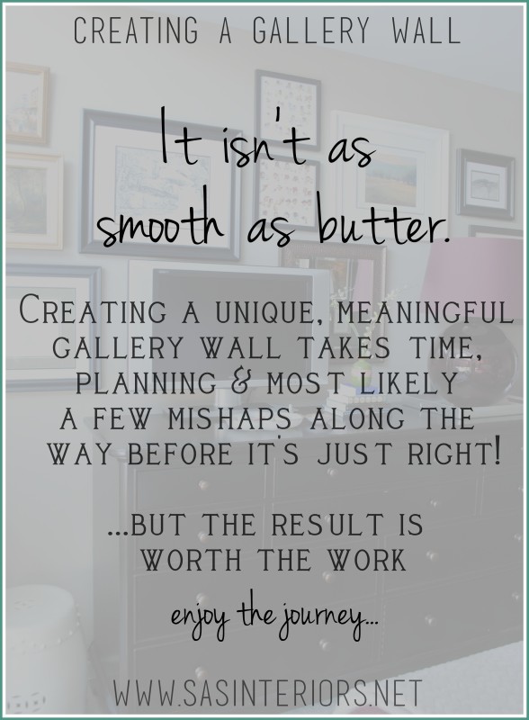 Creating a successful gallery wall