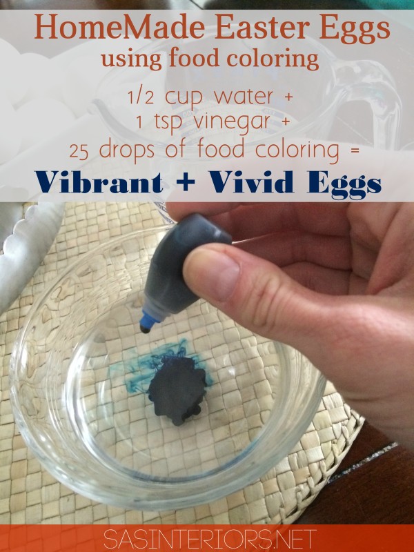 Magic Formula for Dip-Dyed Easter Eggs using Food Coloring!
