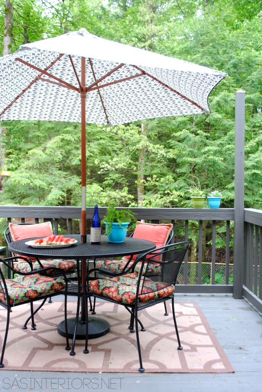 An Outdoor Deck for Outdoor Living: sharing our outdoor oasis where we'll be spending lots of time over the next few months! 
