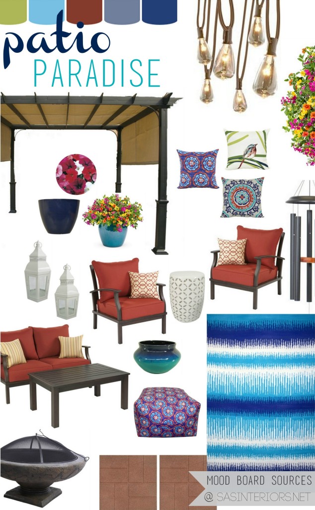 Patio Paradise Mood Board: Creating an inviting, relaxing patio oasis