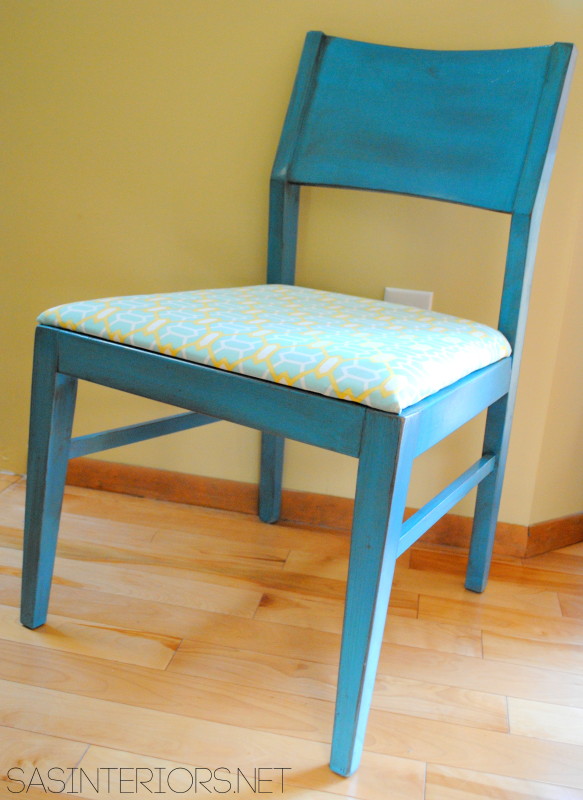 Thrifted treasures can be found anywhere. A garage sale, thrift store, or even the side of the road. That's where this chair beauty was found. Check out the before & after!