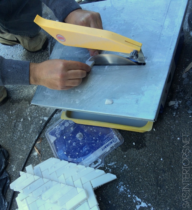 Using a wet saw will give you precise cuts for your tile. Ideal with larger and thicker tile!