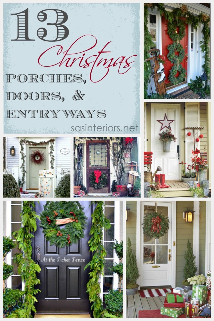 Christmas Porchesa, Doors, and Entryways