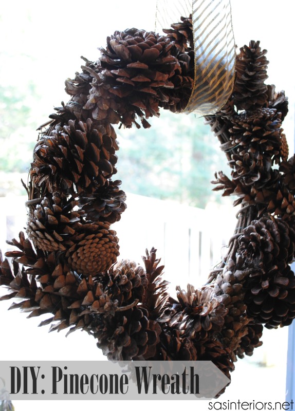 Pinecone Wreath {DIY tutorial}
