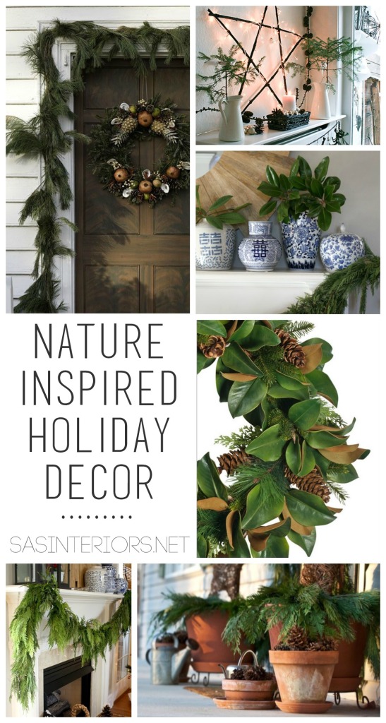 Nature Inspired Holiday Decor