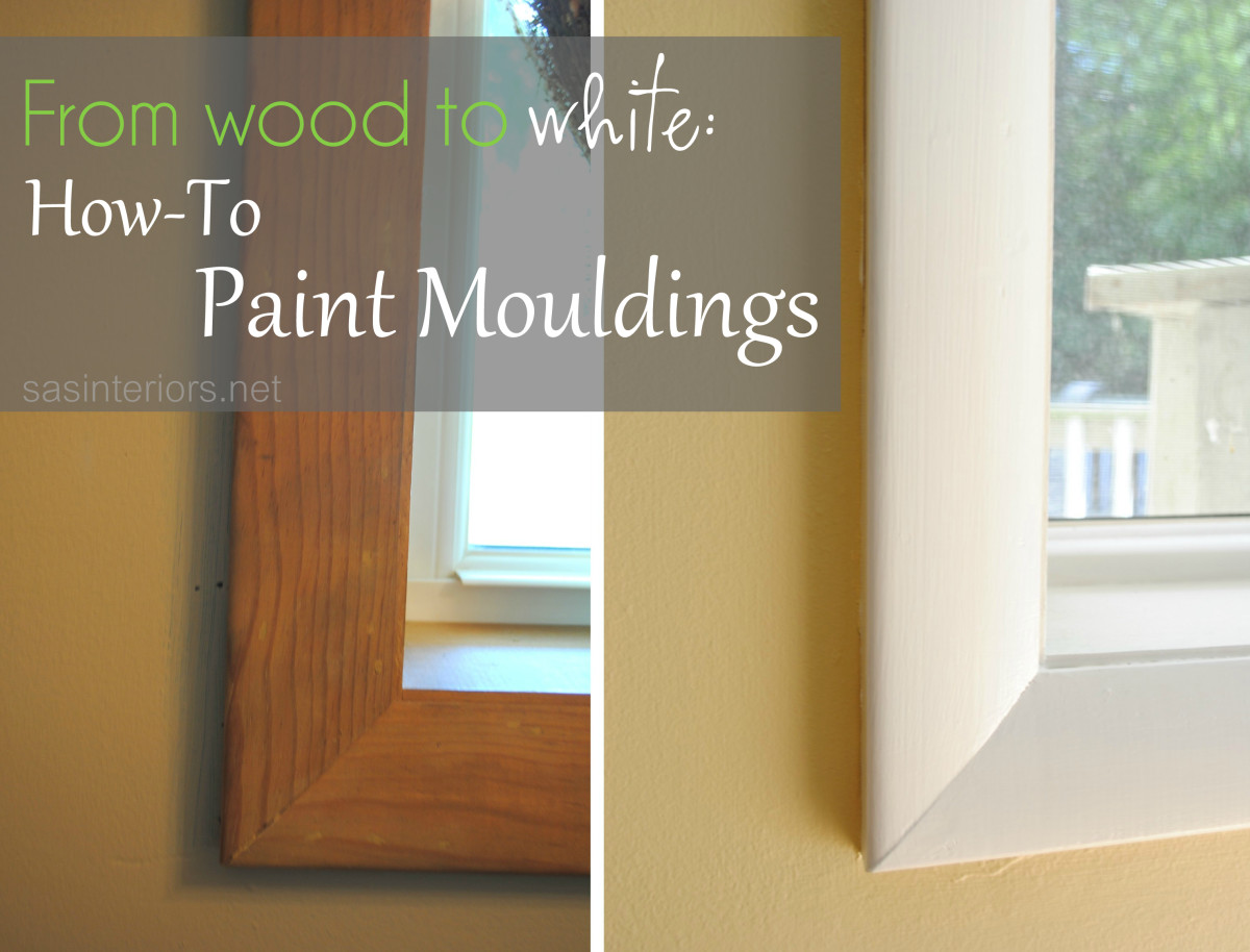 From Wood To White How To Paint Mouldings Jenna Burger Design Llc