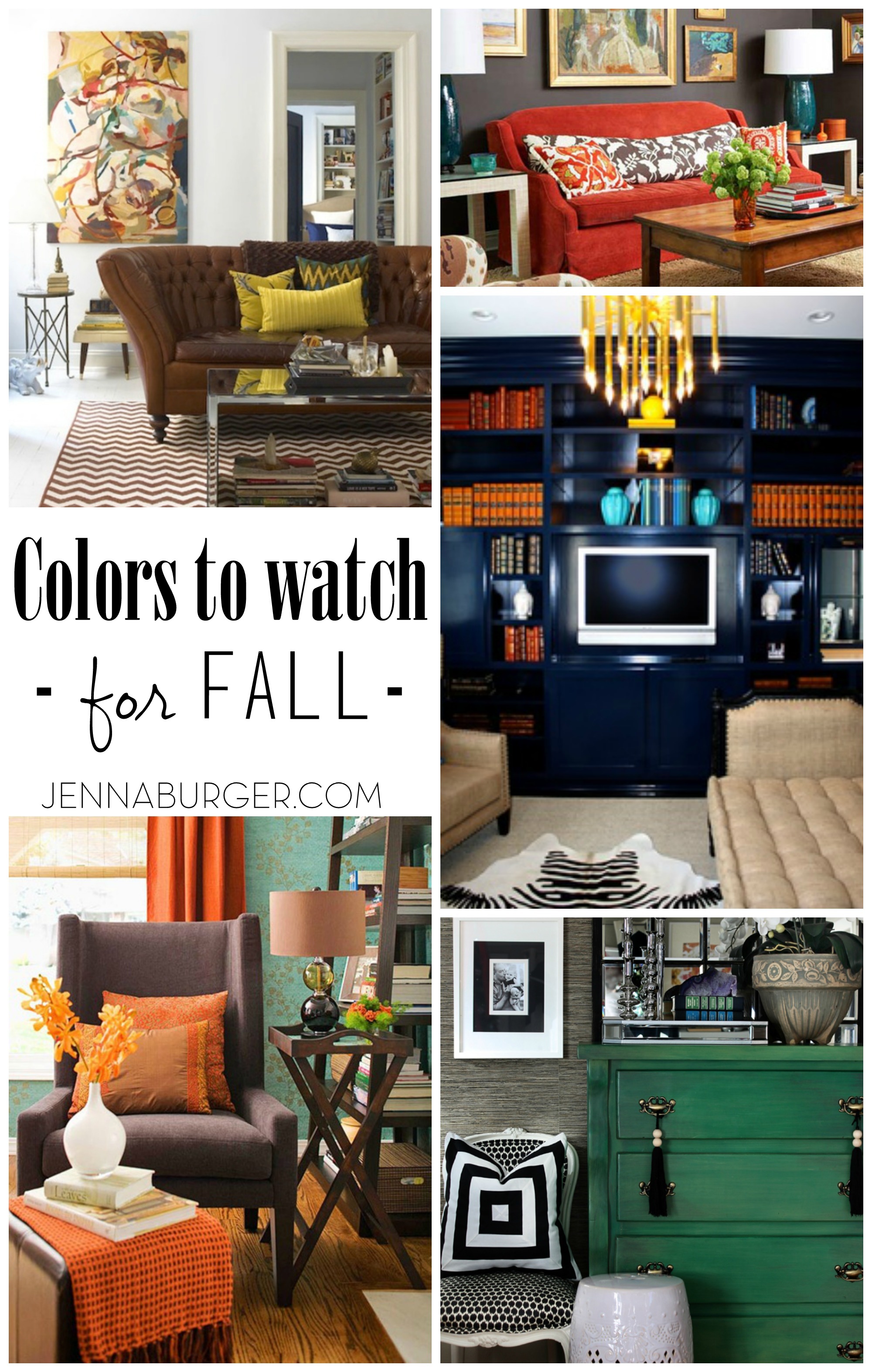 Fall Colors for your Home Decor - Jenna Burger