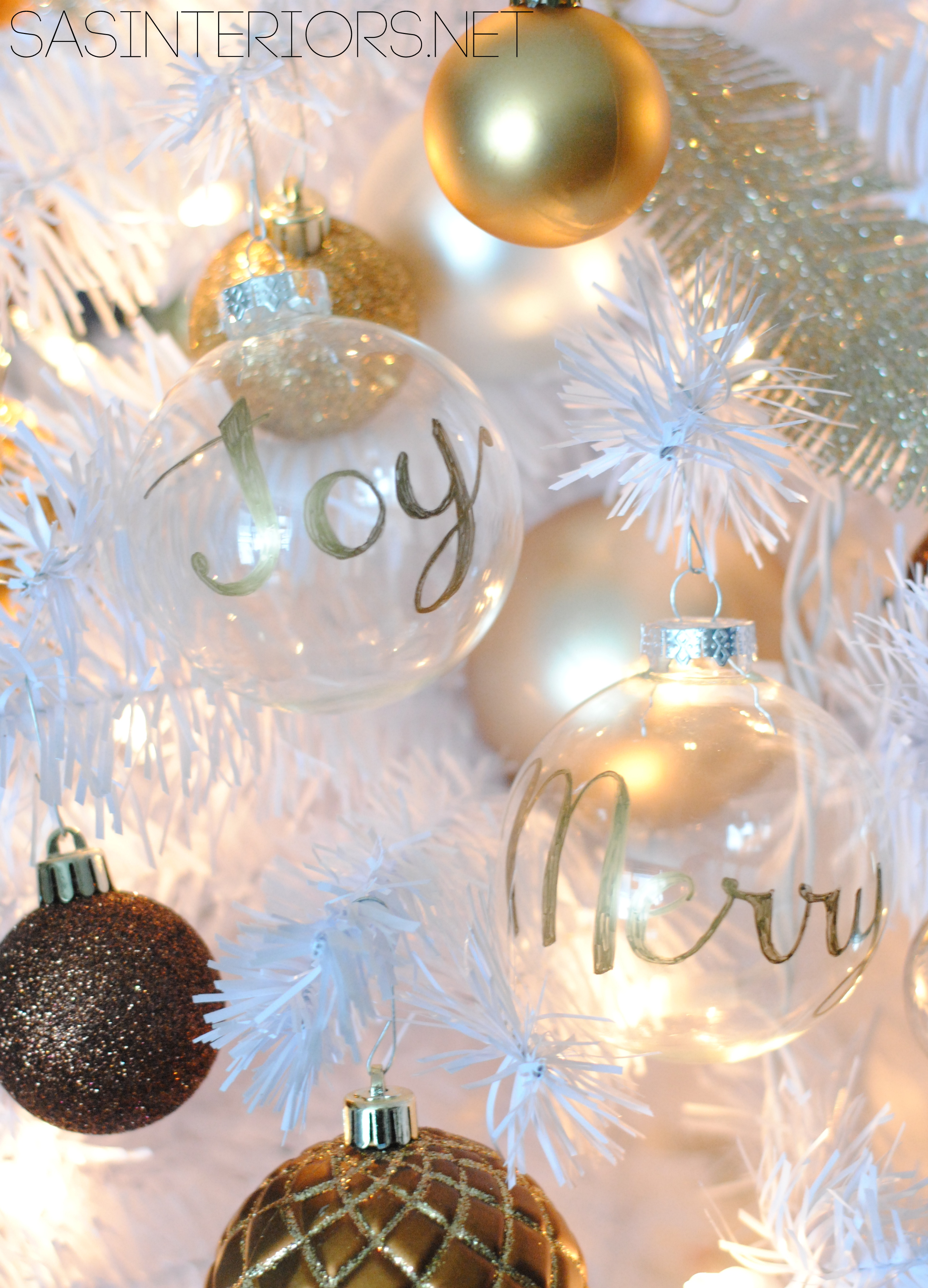 Diy Personalized Word Christmas Ornament Jenna Burger Design Llc