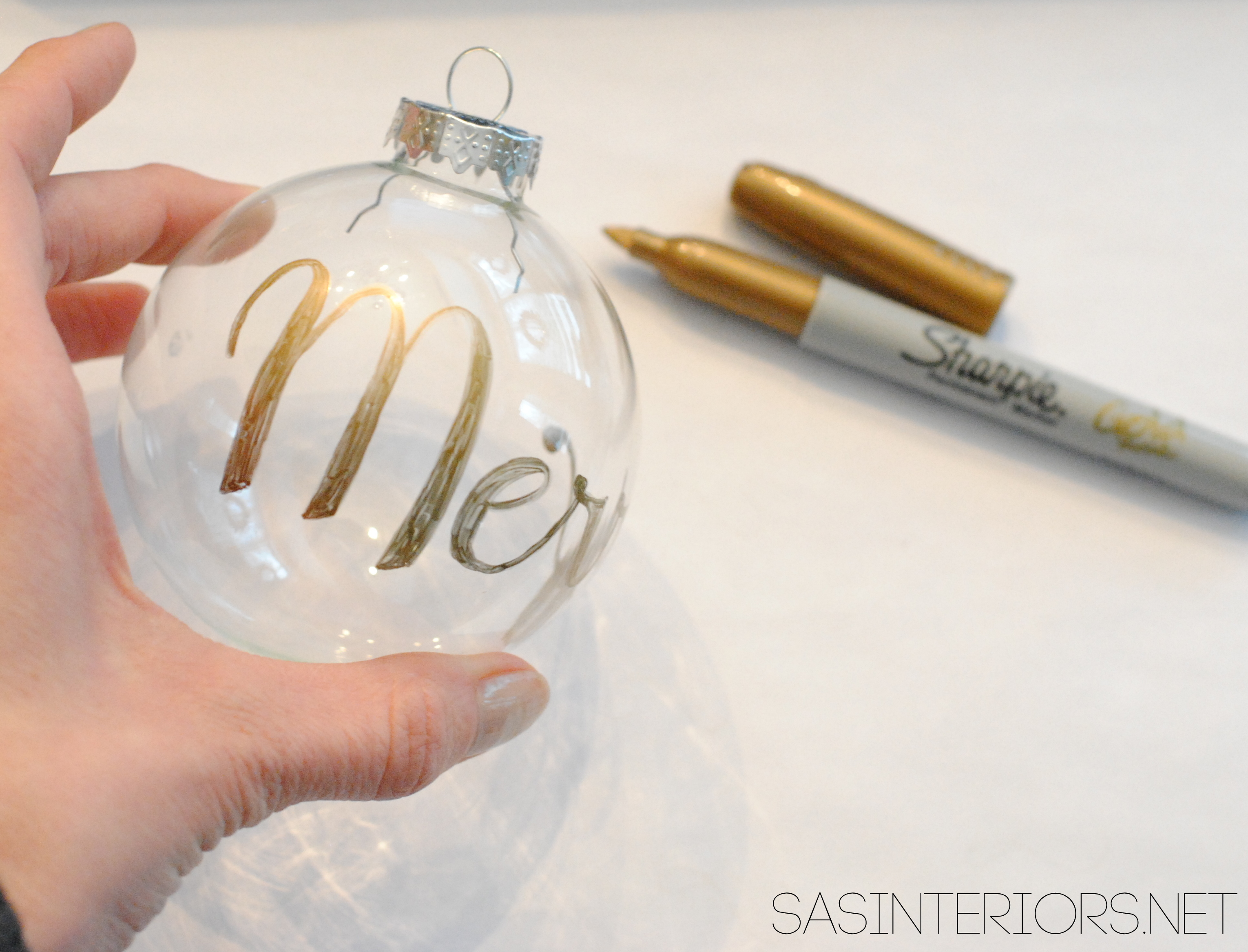 Personalized Word Christmas Ornament