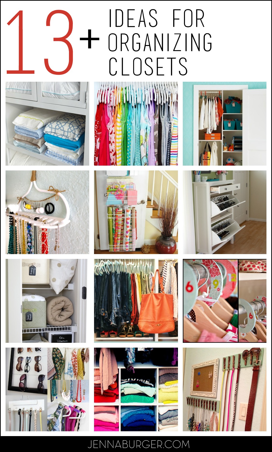 13+ Closet Organizing Ideas Combat the Closet Clutter Jenna Burger