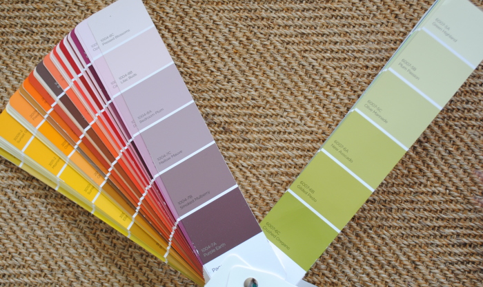 Choosing a new paint color for the front door