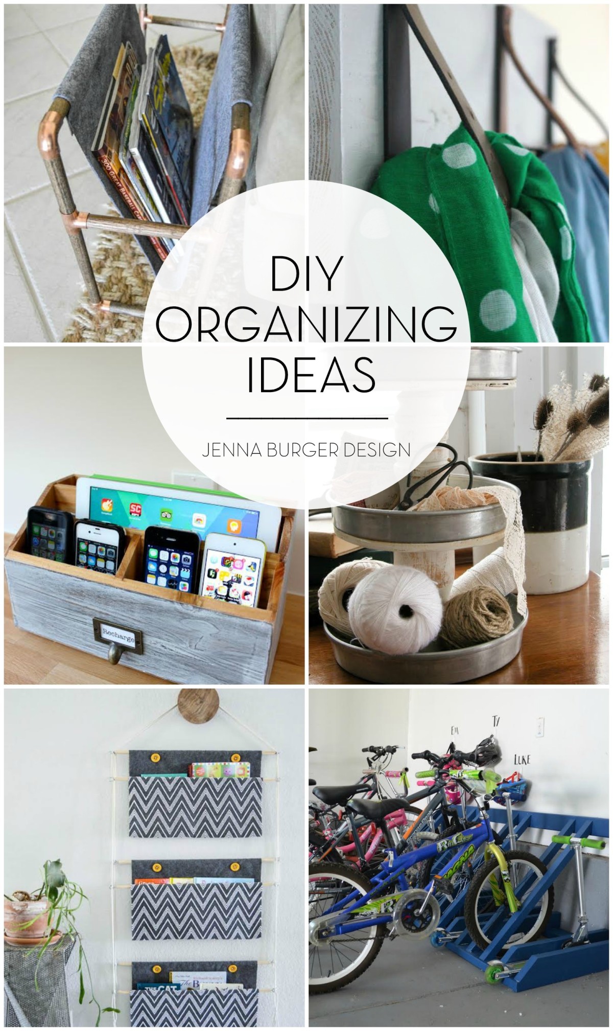 DIY Organizing Ideas - Jenna Burger Design LLC