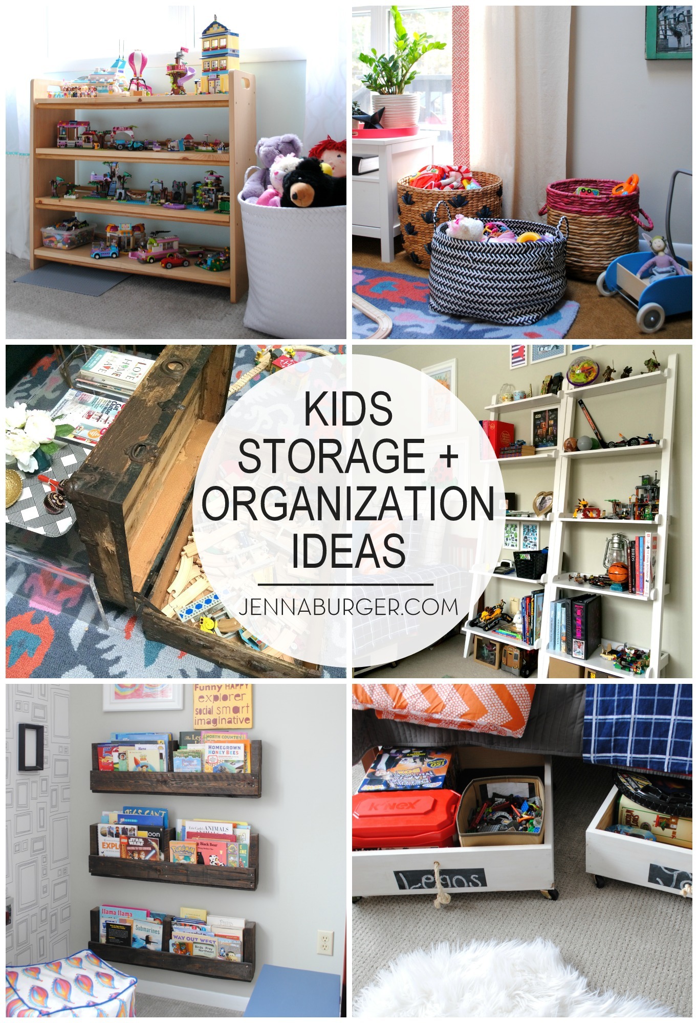 ways to organize toys in living room