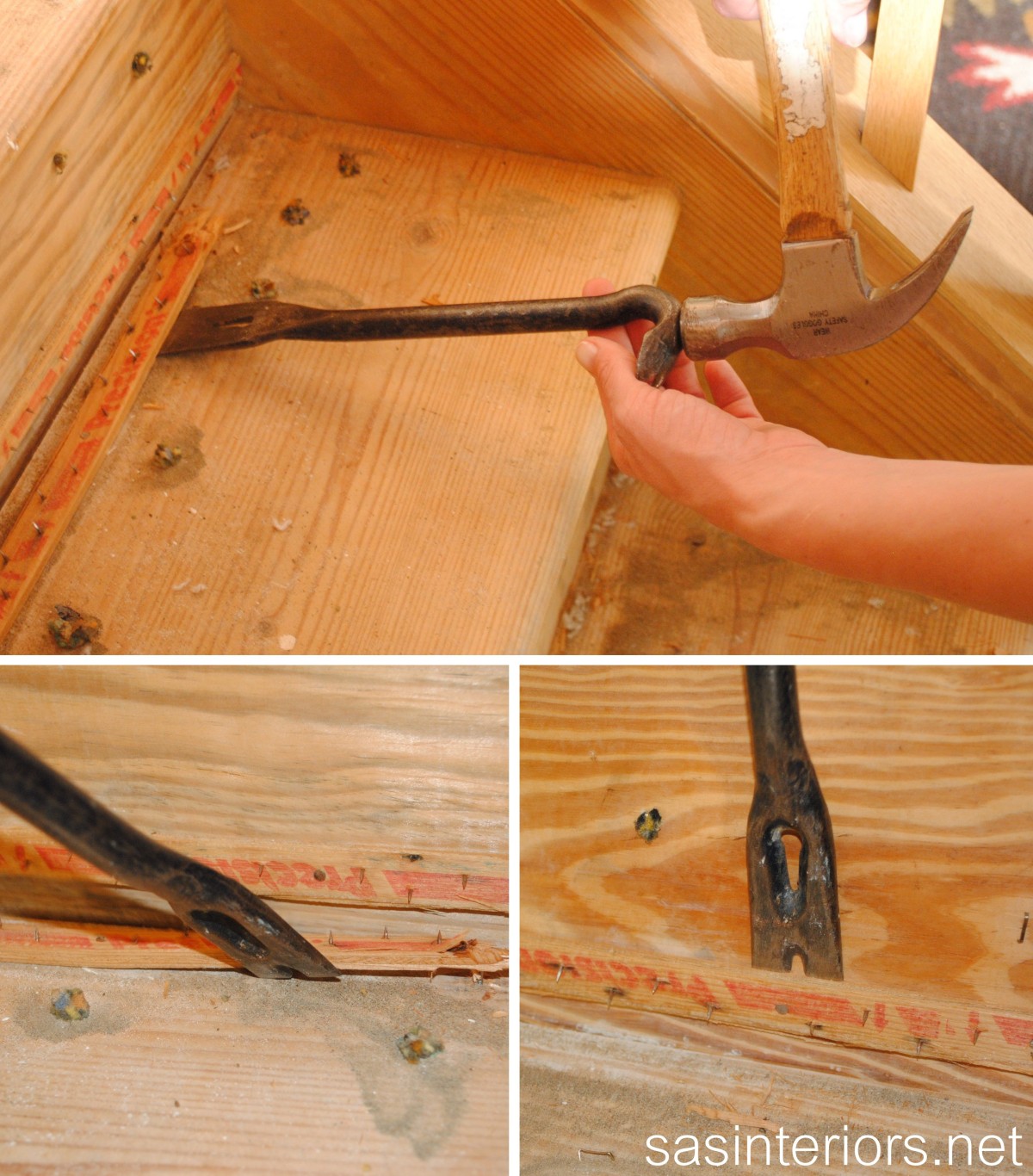 Staircase Makeover A New Diy Venture, How To Remove Carpet Tack Strips From Hardwood