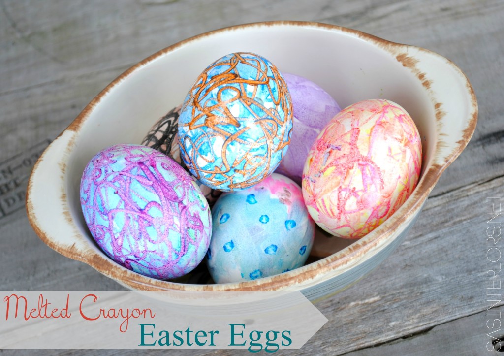 Creating Colorful Easter Eggs with Melted Crayons - Jenna Burger Design LLC