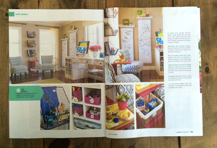 Storage Magazine featuring a project I designed