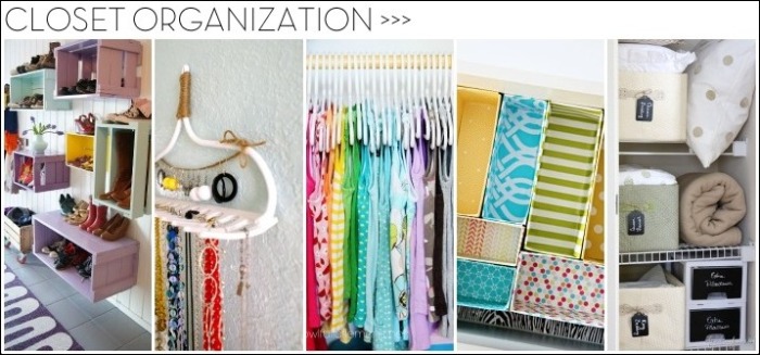 13+ Organizational Ideas for CLOSETS: Tips + Tricks to help organize every all types of closets!