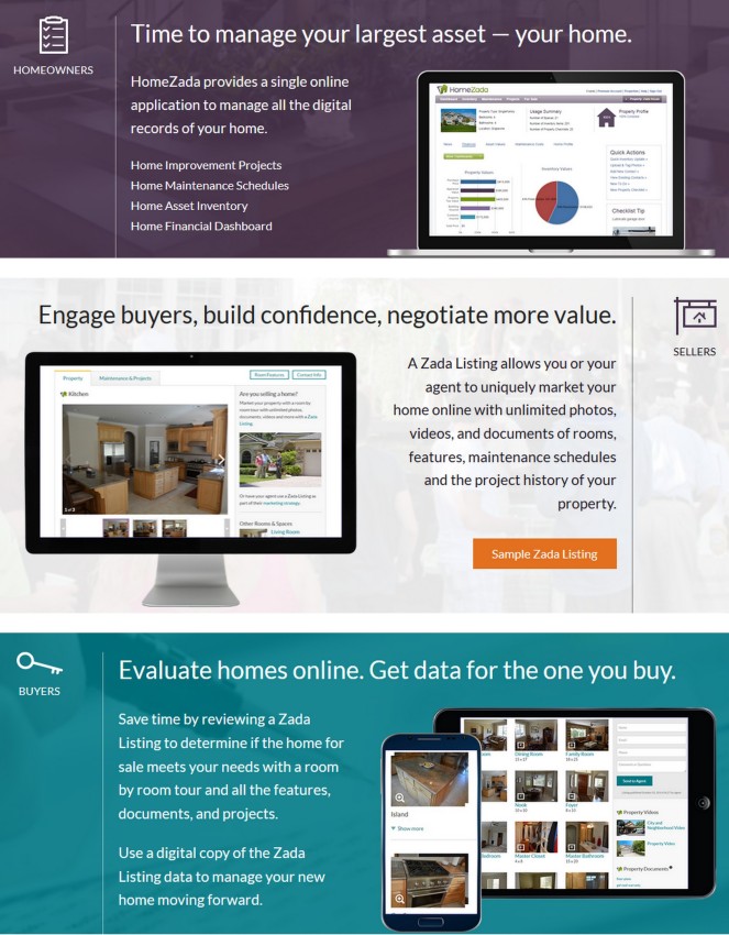 HomeZada now empowers users to digitally manage all data throughout the cycle of buying, owning and selling a home.