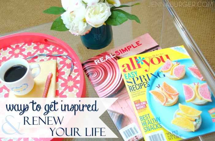 Manageable + Realistic ways to carve out 'me time', get inspired & renew your life...
