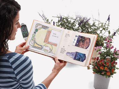 Create a planting scrapbook to document the success of your plants + flowers