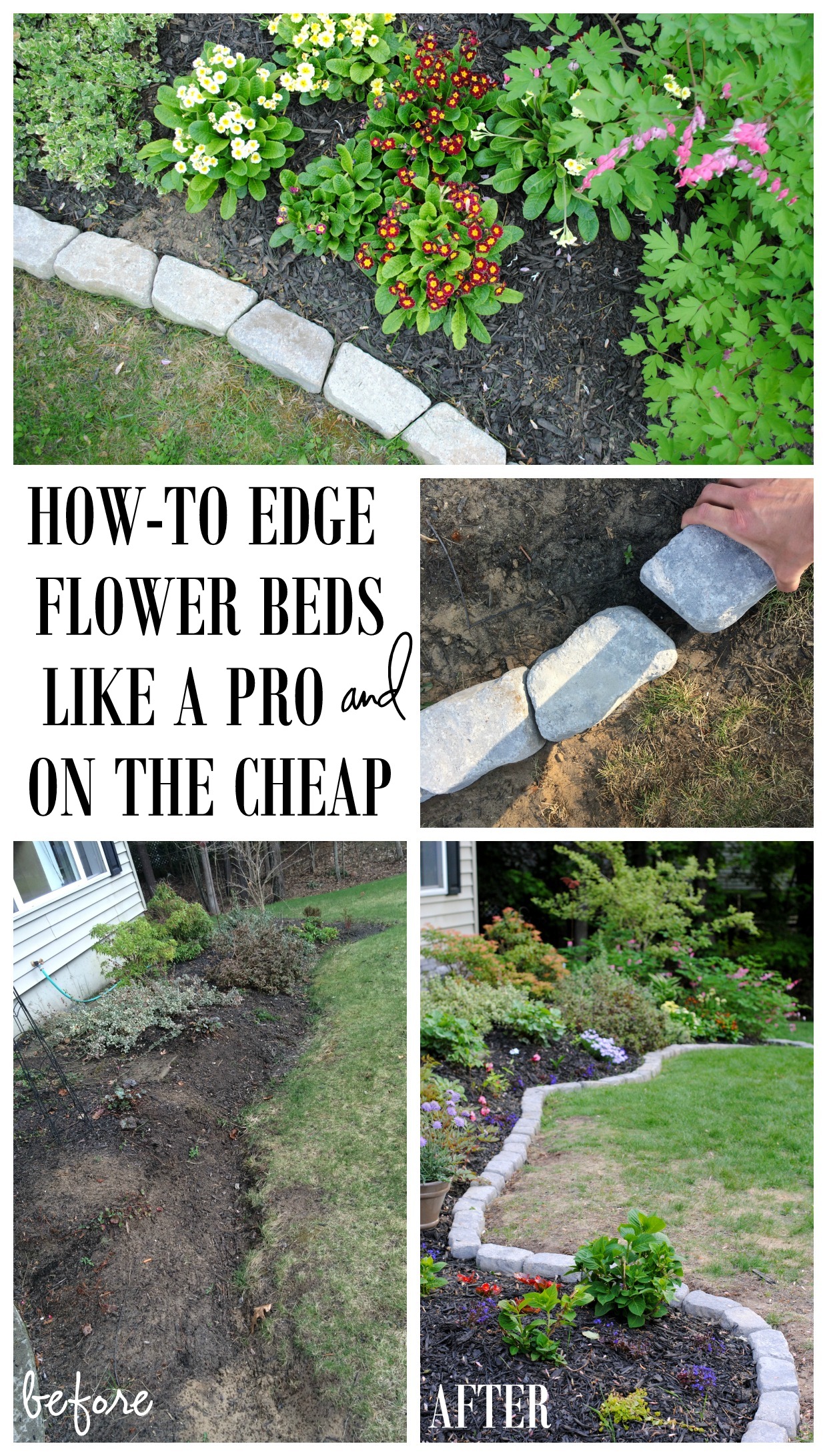 The Perfect Border For Your Beds, How To Install A Stone Garden Bed