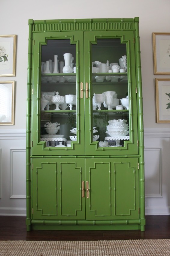 Green bamboo hutch by Dwellings by Devore