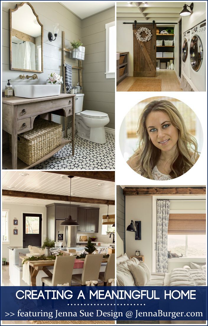 CREATING A MEANINGFUL HOME blog series featuring Bloggers sharing the story of their home: FEATURED is Jenna Sue Design - a MUST READ story!