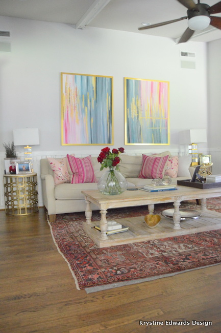CREATING A MEANINGFUL HOME blog series featuring Bloggers sharing the story of their home: FEATURED is Krystine Edwards of Living Pretty Styled - a MUST READ story!