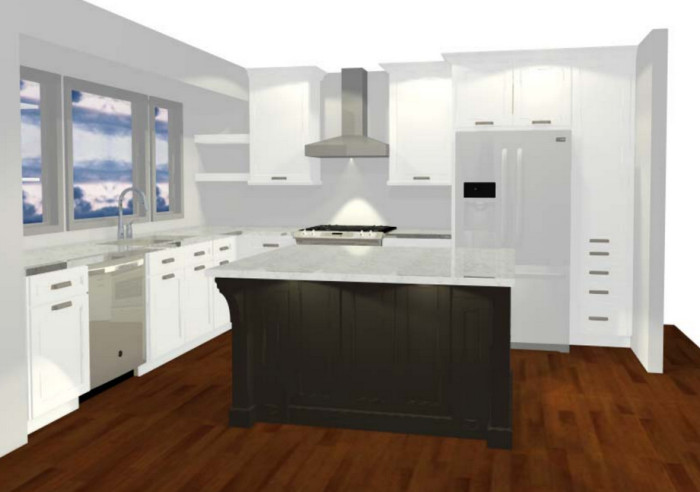 3D Image of Proposed Kitchen
