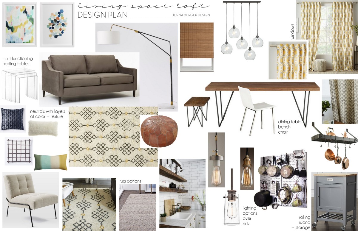Creative Vision Board with West Elm style direction