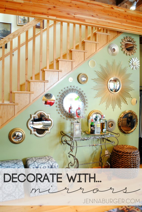 Ideas for to decorate with MIRRORS!