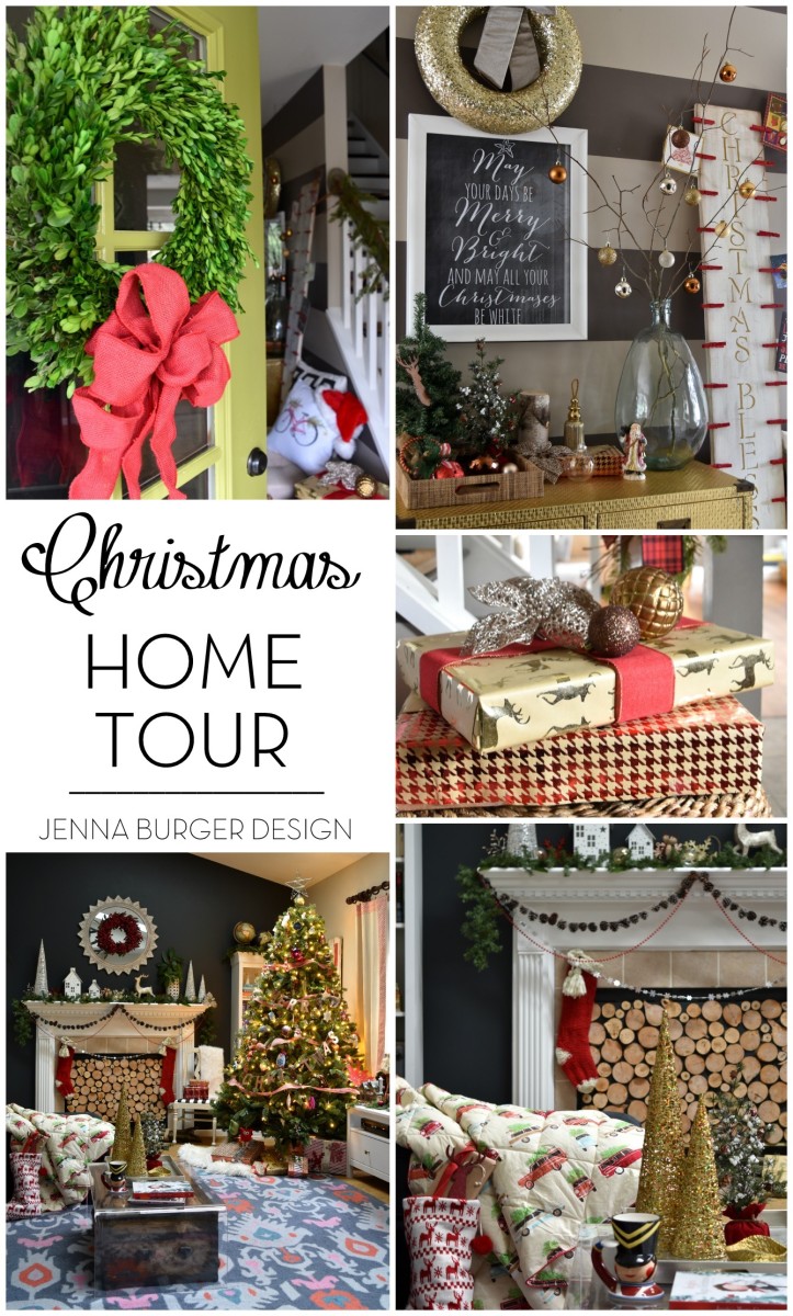 Christmas Home Tour at JennaBurger.com. Come on over...