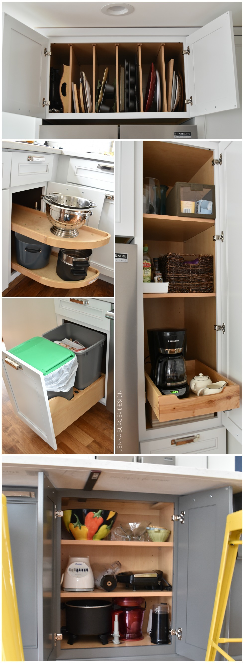 Kitchen Renovation + Cabinet Installation using Kraftmaid. Before & After @ www.jennaburger.com